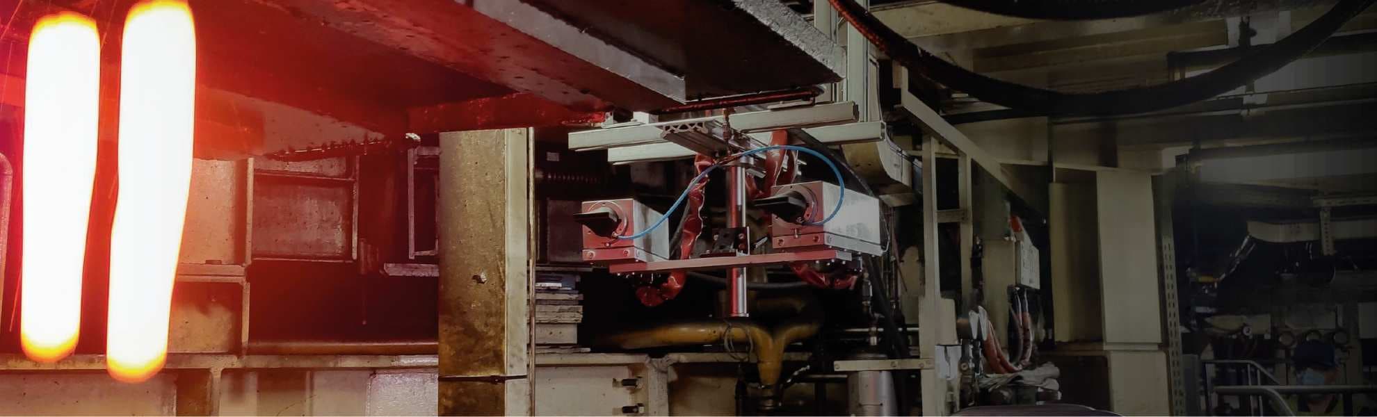 Sistema Smart Gob Konatic em operação industrial